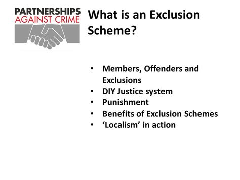 TGES Exclusion Scheme .